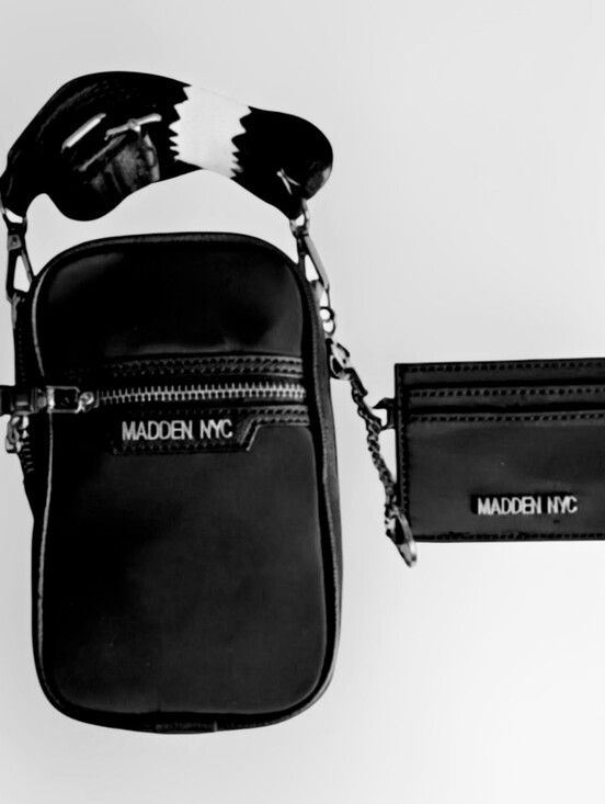 Madden Nyc Handbags - NEW MADDEN NYC 2-Piece Set - Classic Black Crossbody Set